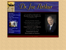 Tablet Screenshot of joearthurministries.com